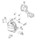 Genuine Mopar Engine Mount Isolator 68519624AA. Fixed Price $229.68.