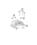 Genuine Mopar Engine Mount Isolator 68223227AB. Fixed Price $129.87.