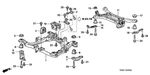 New 2005-2006 Fits Honda Odyssey Front Sub-frame, Part # 50200-SHJ-305. Fixed Price $1611.10.