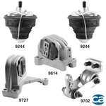 Engine Motor Mounts & Trans 5PCS Set For Volvo S60 01-08 2.3/2.4L. Fixed Price $189.00.