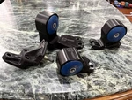 Blue Innovative Billet Series Motor Mounts 80A 88-91 Civic. Fixed Price $300.00.