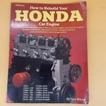 Book How Rebuild Your Honda Car Engine Tom Wilson 73-82 Civic Accord Prelude. Fixed Price $7.25.