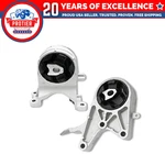 Fits 2009-2012 Chevrolet Malibu 2.4L 6 Speed Front & Rear Trans Mount Set 2PC. Fixed Price $98.99.