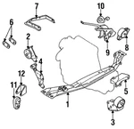 Genuine Nissan Mount Insulator 11320-0M002. Fixed Price $139.23.