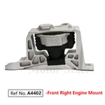 A4402 Front Passenger Side Engine Mount Fit For 2004-2010 Mazda 3 2.0L. Fixed Price $36.60.