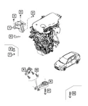 Genuine Mopar Engine Isolator 68439616AA. Fixed Price $62.54.