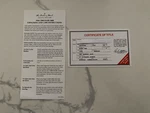 Danbury Mint 1956 Chrysler 300B Title And Unpacking Instructions. Fixed Price $9.95.