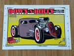 Down Dirty Street Racing Hot Rod Mike Martin Original Print Poster Proof. Fixed Price $250.00.