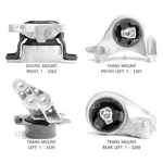 For Chevy Equinox 2010-2017 Anchor 300019 Engine Mount Kit. Fixed Price $233.04.