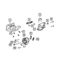 Genuine Mopar Engine Mount Insulator 05038871AB. Fixed Price $207.03.