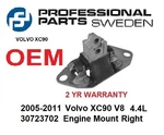 Proparts Sweden For Volvo S60 V70 XC70 XC90 S80 Engine Motor Mount Right Side V8. Fixed Price $93.00.
