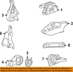 Gm Oem 10-20 Impala Engine Trans Mounting-rr 13228303. Fixed Price $59.62.