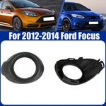 Pair Matte Black Front Bumper Fog Light Cover Bezels 2012-2014 Ford Focus. Fixed Price $10.99.