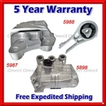 N702 Fits 2018-2020 Jeep Compass 2.4L Auto 9 Speed Motor & Trans Mount 3PC. Fixed Price $161.81.