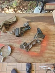 1960S Falcon Mustang Motor Mount 144 170 200 Engine Brackets Stands Perches. Fixed Price $99.99.