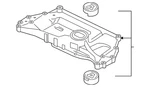 Genuine Volkswagen Engine Cradle 1K0-199-313-AM. Fixed Price $1177.92.