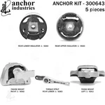 Anchor Motor Mounts 300643 Engine 5 Piece Kit, For 2006 201 Audi. Fixed Price $247.51.
