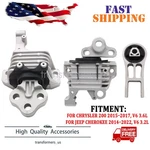 Complete 3X Engine Transmission Mount Kit For 2014-22 Jeep Cherokee 3.2L V6. Fixed Price $114.94.