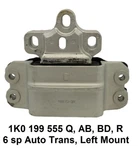 Transmission Mount Fit 06-18 Audi A3 Q3 Beetle Cc Eos Gti Jetta Passat Tiguan. Fixed Price $44.44.