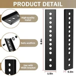 Vertical Vesa Extender Plate Bracket Kit, Tv Mount Extension Black. Fixed Price $25.99.