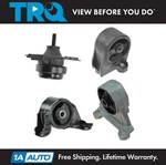 Trq Engine Motor Transmission Mount Front Rear Kit Set Of 4 For Civic Manual Mt. Fixed Price $94.95.