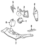 Genuine Bmw Front Mount 11-81-1-137-076. Fixed Price $164.98.