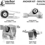 Genuine Anchor Engine Mount Kit 300176. Fixed Price $257.02.
