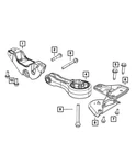 Genuine Mopar Engine Mount 68100895AB. Fixed Price $86.98.