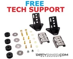 Dirty Dingo Adjustable Bbc Sbc Gm 3 Bolt Street Rod Engine Mounts Powder Coat. Fixed Price $164.99.
