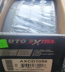 Plus/autoextra AXCD1056 - Disc Brake Pad Set, Front. Fixed Price $20.00.