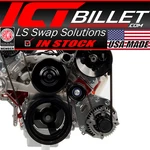 LS3 Camaro - Factory Location Billet Low Mount Alternator Bracket Kit W/ Pulley. Fixed Price $143.99.