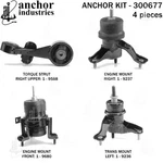 Anchor Engine Mount Kit For 2010-2011 Toyota Camry 300677. Fixed Price $280.98.