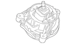 Genuine Bmw Motor Mount 22-11-6-865-470. Fixed Price $176.02.