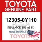 Genuine Toyota 12305-0Y110 Ins Sub-assy Eng. Mounting Rh 123050Y110 Oem. Fixed Price $102.75.