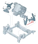 New Audi E-tron Engine Mount Rear Left 4KE199605M Genuine. Fixed Price $183.94.