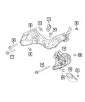 Genuine Mopar Engine Mount Isolator 68403918AB. Fixed Price $33.33.