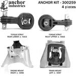 Genuine Anchor Engine Mount Kit 300259. Fixed Price $236.88.