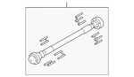 Genuine Ford Drive Shaft FL3Z-4A376-A. Fixed Price $611.00.