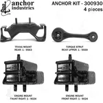 For Subaru Impreza 2002-2021 Anchor 300930 Engine Mount Kit. Fixed Price $108.41.