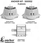 For Mercedes-benz E350 2011-2013 Anchor 300952 Engine Mount Kit. Fixed Price $189.82.