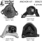 Anchor Engine Mount Kit For Rsx, Civic 300623. Fixed Price $202.69.