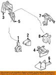 Toyota Oem 03-08 Corolla-engine Motor Mount/torque Strut 123720D110. Fixed Price $166.81.