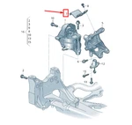 New Audi Q7 Right Rubber Metal Bearing Cover Plate 4M0199388C. Fixed Price $30.42.