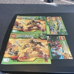Lego Ninjago Manuals Only Lot: 9448 9447 70500 Master Of Spinjitzu. Fixed Price $9.99.