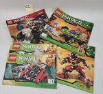 Lego Ninjago Master Of Spinjitizu Instruction Manual Booklets No Brick Mix Lot. Fixed Price $23.88.