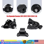 Engine Motor Mount Set For 2011-2014 Hyundai Sonata 2.4L L4 Limited Gls. Fixed Price $57.53.