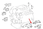Mercedes-benz Clk C209 Left Side Engine Carrier A1132230704 Original. Fixed Price $797.19.