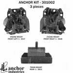 For Chevy Silverado 1500 2007-2013 Anchor 301002 Engine Mount Kit. Fixed Price $87.62.