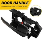 Interior Inside Door Front Passenger For 2001 Handle -2006 Hyundai Elantra. Fixed Price $10.92.