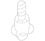 Genuine Nissan Engine Mount Cross-member Bolt 11298-2Y000. Fixed Price $6.81.